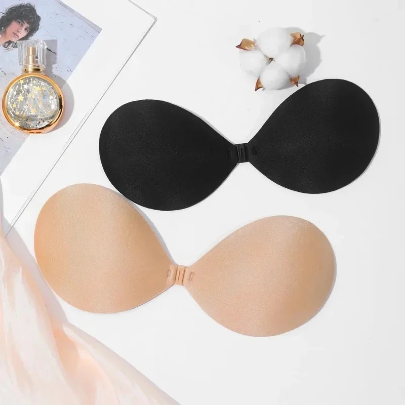Silicone Bra Adhesive - 1/2/4 pièces Soutien-gorge invisible push-up pour