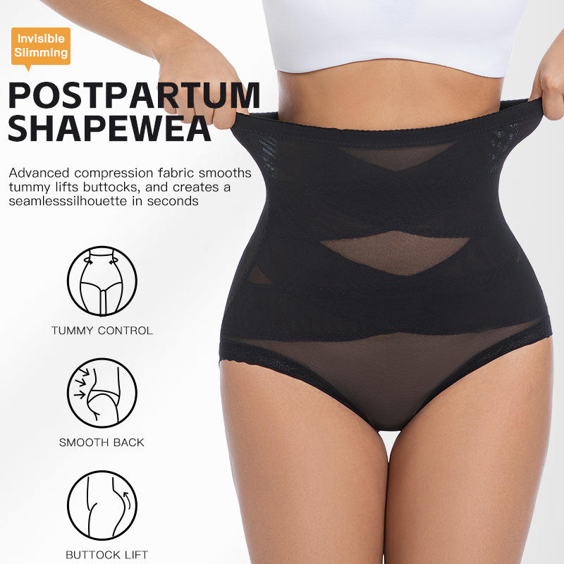 Seamless Underwear Women - Shorts gainants taille haute pour femme,