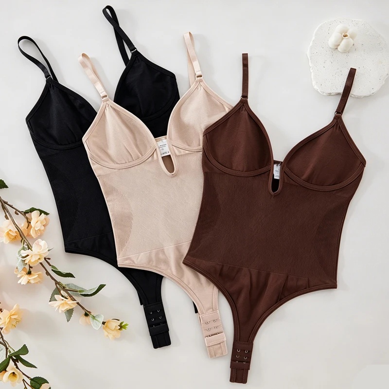 Seamless Underwear Women - Body gainant dos nu pour femme,