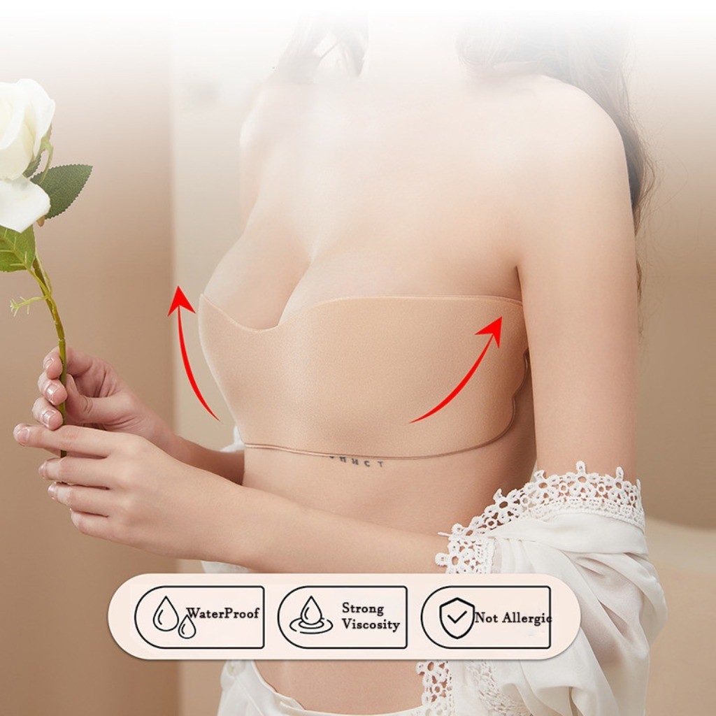 Bande de mamelon réutilisable, - Silicone Bra Adhesive avis et prix