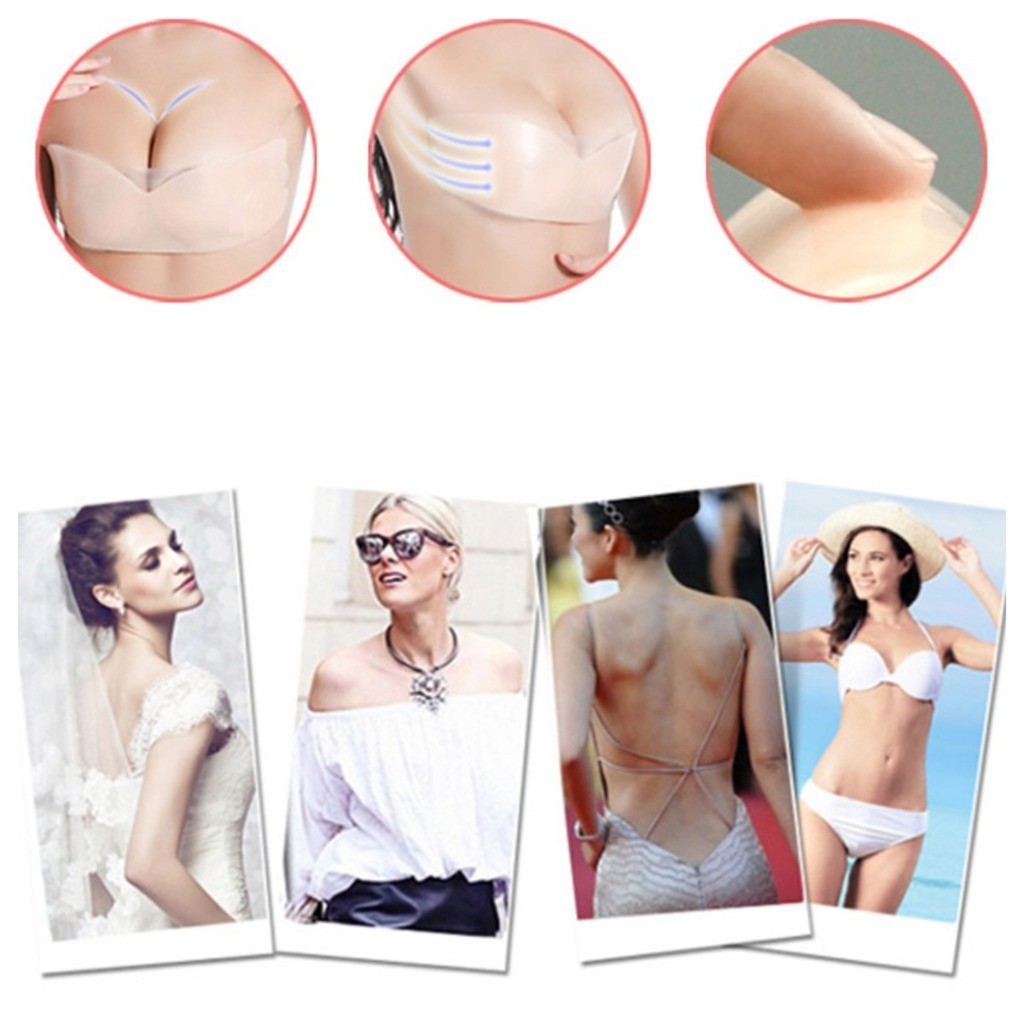 Bande de mamelon réutilisable, - Silicone Bra Adhesive avis et prix